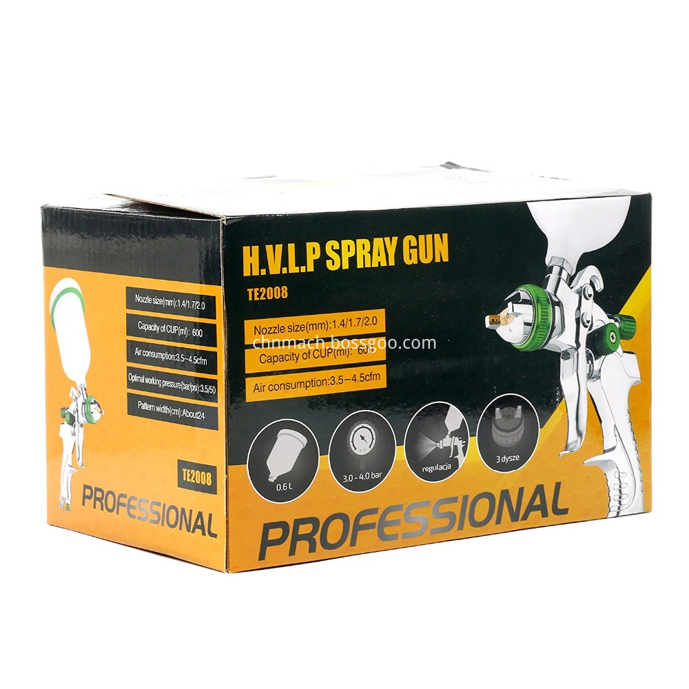 Spray Gun Hvlp Spray Gun Gravity Feed 1 4mm Auto Car Face Paint Spray Gun 2