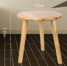 Kids Step Stool Wooden Footstool Reading Stool