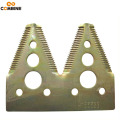 Agricultural machinery parts for combine harvester twin knife sections H163131, H153329