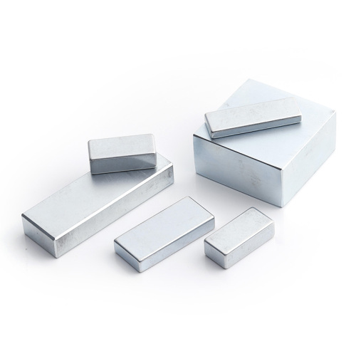 High Quality Magnetic Zn coat Block Neodymium Magnets