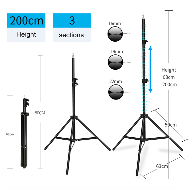Photography Video Studio Lighting Kit 8.5 x 10 ft Background Support Backdrop Umbrellas Softbox Continuous blub for shooting