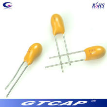 Dipped tantalum capacitor 35V 10uF capacitor manufacturer logo