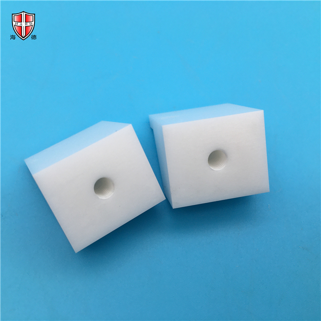 smooth polished technical solid zirconia ceramic block chunk