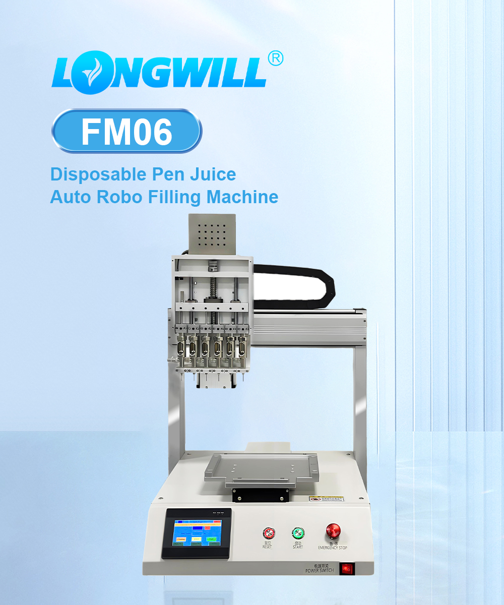 Machina de llenado de vape desechable de 6 cabezas 6 Heads Disposable vape filling machine