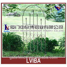 Decorative garden wrought iron trellis