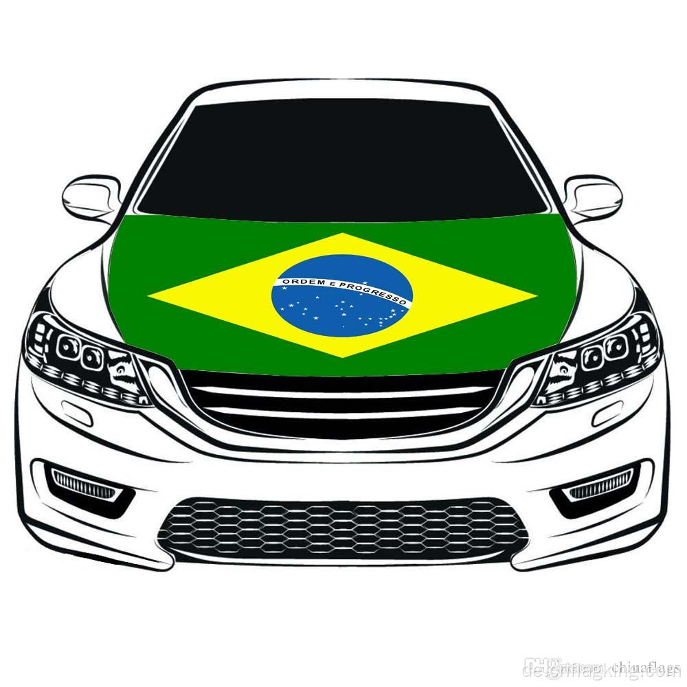 Die WM Brasilien Flagge Autohaube Flagge 100*150cm