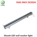 DMX RGB 36Watt luz de la arandela de la pared del LED