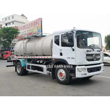 Dongfeng 4x2 Aço inoxidável Caminhão de tanque de água de aço