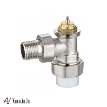 Precision Temperature Control Brass Angle Valve for Heating