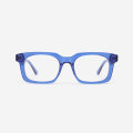 Rectangular and angular Acetate Men's Optical Frames