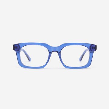 Rectangular and angular Acetate Men's Optical Frames