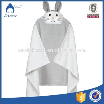 Children blanket hooded baby embroidered cotton bath towel