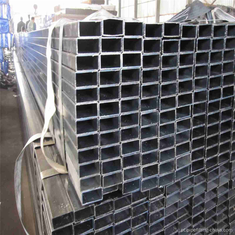 Tubo quadrado soldado galvanizado pre galvanizado laminado Q195 / Q235