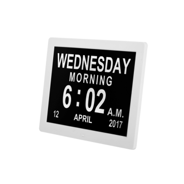 Factory Wall Mount 10.1 Inch LCD Display Dementia Digital Calendar Clock