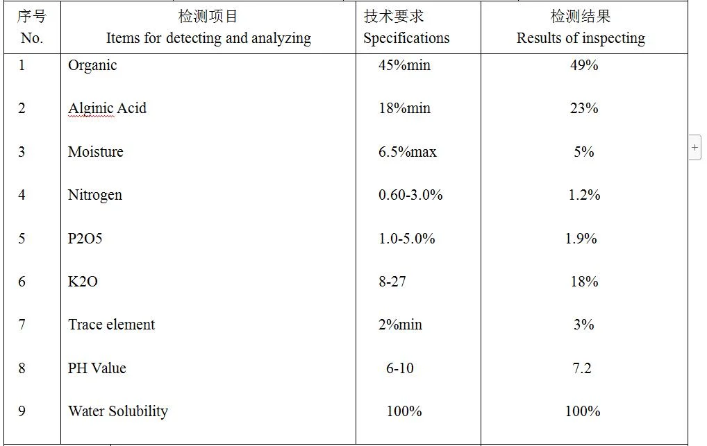 Pure Natural Organic Fertilizer Root Promoter Seaweed Extract 100% Solubility