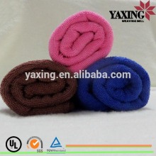 Microfiber colorful bath towels hotel