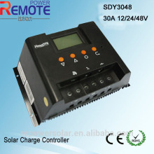 30A 12V/24V LCD display controller pwm solar charge controller