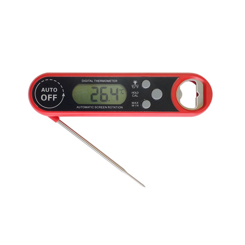 Ultrasnel aflezen Auto-rotatiescherm Opvouwbare sonde BBQ-thermometer