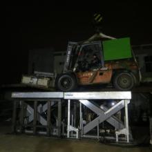 Pallet lift table hydraulic.