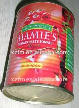 natural taste tomato paste in can