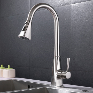 Single-handle Pull Down Dual Function Kitchen Faucet