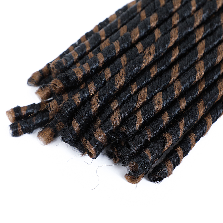 Julianna  Morgan 12 Inch Premium 100% Kanekalon Synthetic Soft Dread Lock Braid Dreadlock Hair Softex Soft dread Hair