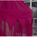 100% Polyester Pink Crown Circular Mosquito Nets