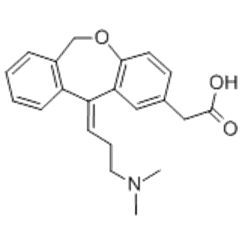 ジベンズ［ｂ、ｅ］オキセピン−２−酢酸、１１− ［３−（ジメチルアミノ）プロピリデン］ −６，１１−ジヒドロ - 、（５７２６３８４１，１１Ｚ） -  ＣＡＳ １１３８０６−０５−６