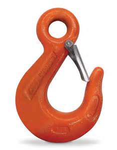 US Type A320 Galvanized Alloy Steel Drop Forged Locking Lifting Eye Hook with Safety Latch