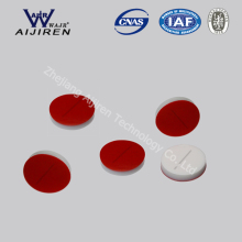 PTFE red/ Silicone white pre-slit septa 8mm
