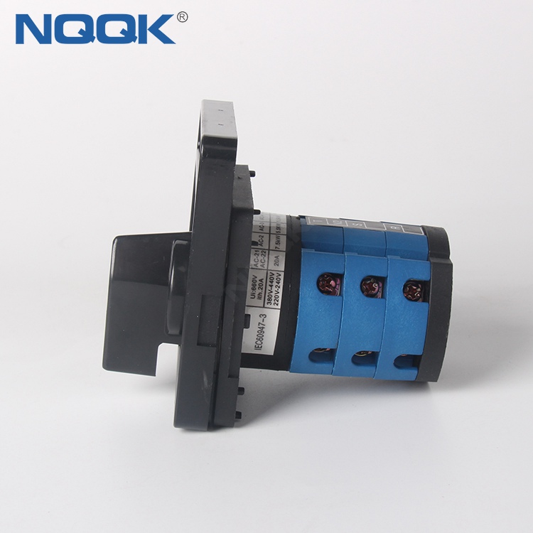 G17-20A 20A 3 phase 4 wire voltmeter 240vac universal Changeover Rotary Cam Switch