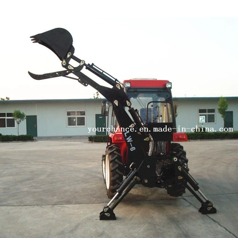 Canada Hot Selling Mini Excavator Lw-6 20-35HP Small Garden Farm Tractor 3 Point Hitch Pto Drive Backhoe