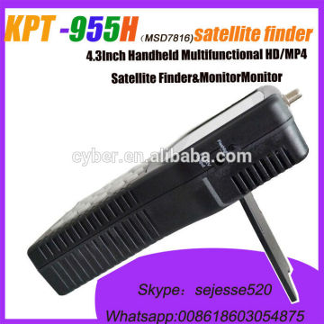 handheld satellite finder KPT-955H digital satellite singal finder meter 4.3inch tft lcd sat finder meter