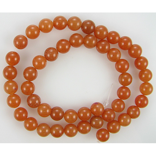 6MM Red Aventurine Round Beads