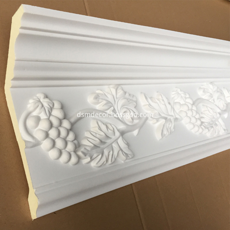 Polyurethane Grape Crown Molding