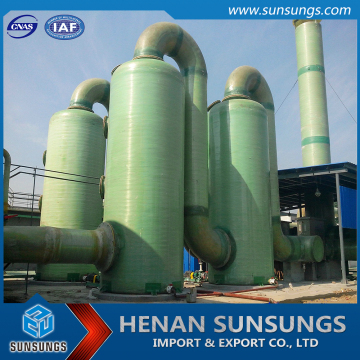 Flue gas desulfurizing sodium calcium desulfurization tower