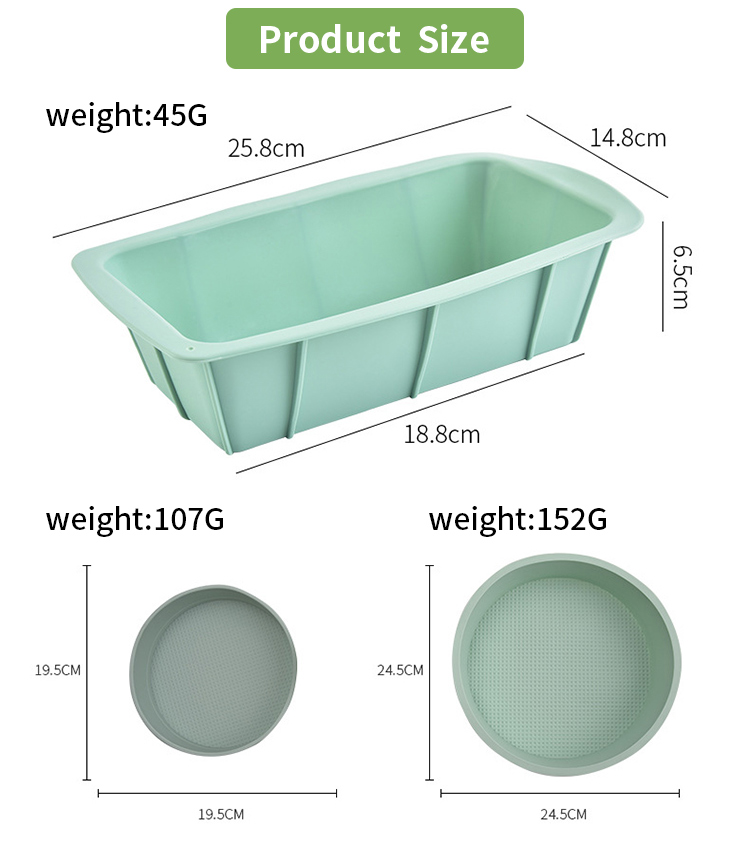 Silicone Kitchen Bakeware DIY Baking Pan Tools Colorful Silicone Cake Round Mold Desserts Baking Mold Mousse Cake Moulds