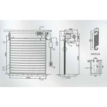 PU Foam Aluminum Alloy Rigid Fast Garage Door