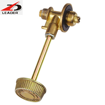 gas valve brass body zinc alloy handle ZF02