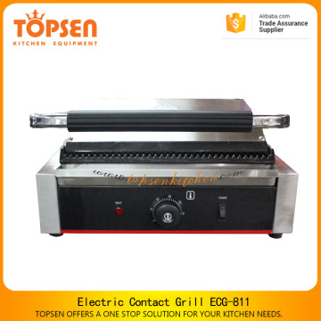 Panini bread contact grill, contact grill, electric panini press for kitchen equipment