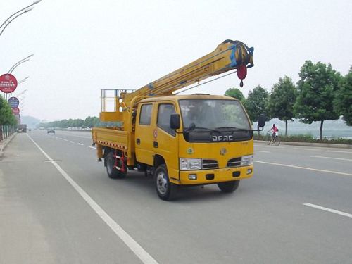 2018 nouveau Dongfeng 4x2 échelle plate-forme camion