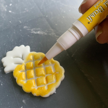 Wholesale Colorful Factory Selling Edible Brush Pen/Marker, Metallic Edible Brush Pen