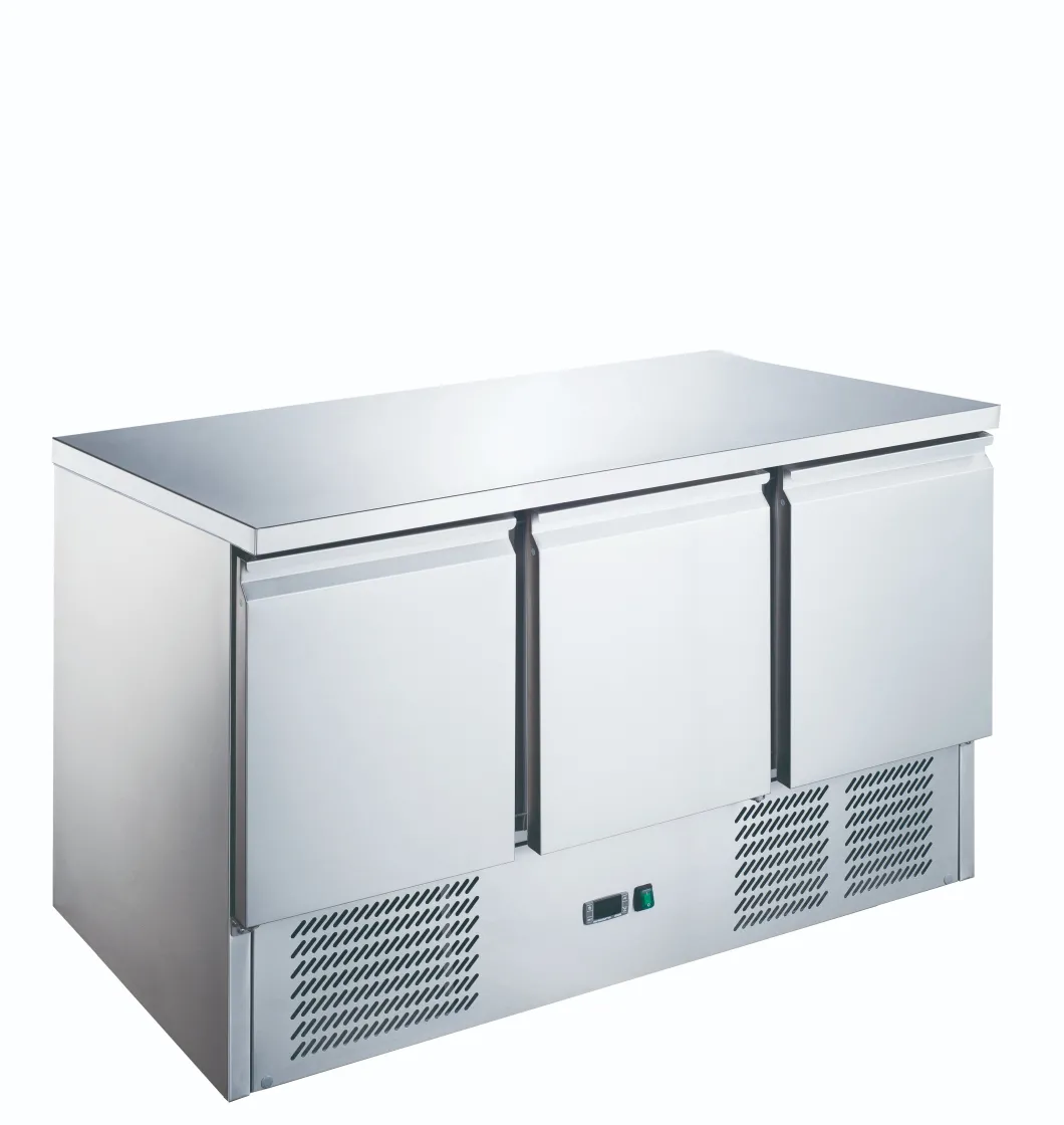 280-550L Ce Ventilated Cooling Stainless Steel Undercounter Bar Refrigerator