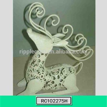 Wholesale Iron Reindeer Xmas Decoration Crafts