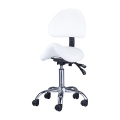 Silla ergonómica con taburete giratorio y ajustable