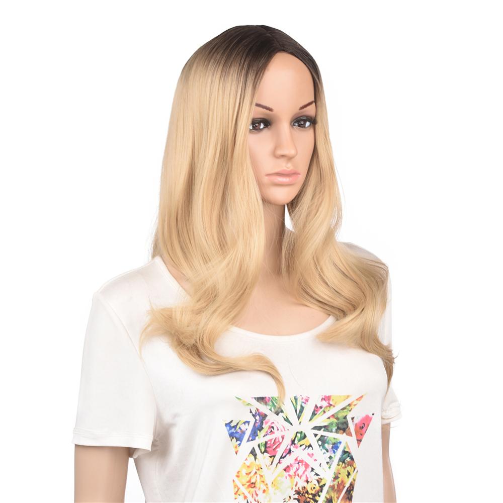 MYZYR own brand, cheap heat-resistant high-quality synthetic wig, 24 inch gold synthetic wig synthetic wig supplier