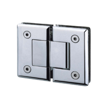 180 Degree Glass to Glass Hinges Satin Finish