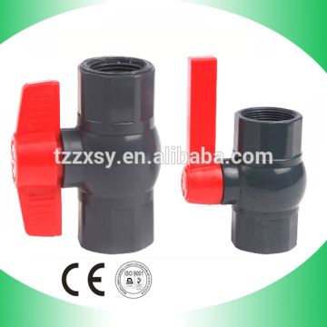 America Standard Grey PVC Ball Valve Plastic Valve