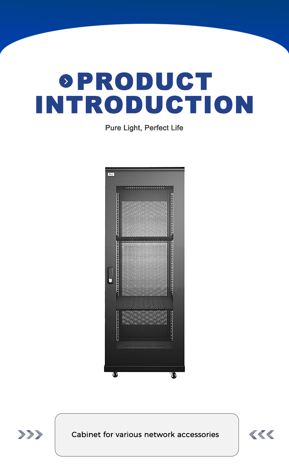 মেশ ডোর নেটওয়ার্ক র্যাক ক্যাবিনেট এক্স Mesh Door Network Rack Cabinet X