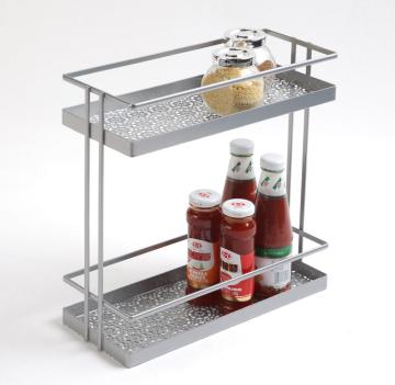 Metal Kitchen Storage Shelf 2-Tier